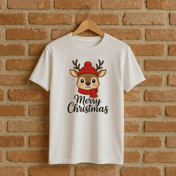 Women’s Adult Christmas Shirt – Festive Holiday Graphic Short Sleeve Tee