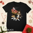 thumbnail image 1 of Women’s Adult Christmas Shirt with Santa Claus Graphic – Festive Holiday Short Sleeve Tee, 1 of 7