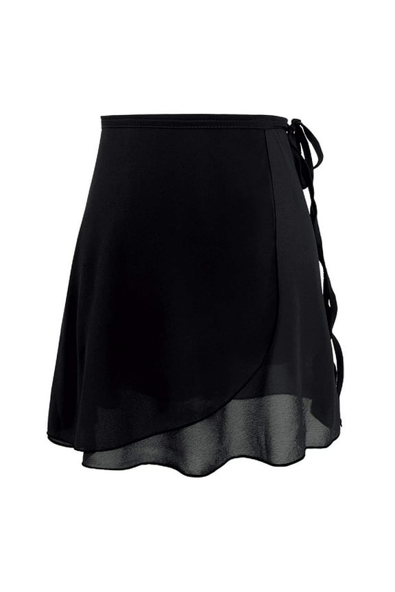 Women's Adult Tutu Lace Up Style, Chiffon, Bag Hip, Short Training Dress Matching Skirt, Polyester, Size M, for Dance & Fitness