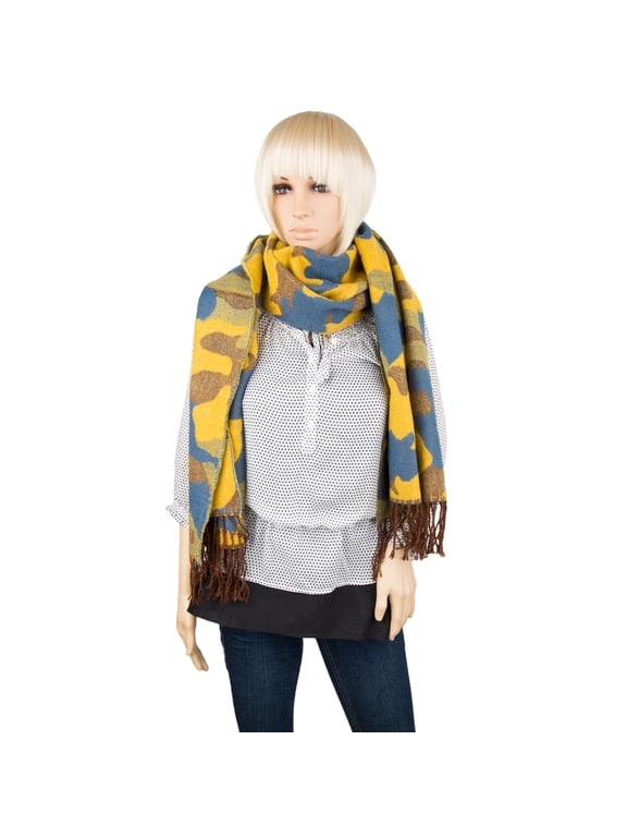 Women's Adult Warm Woolen Weave Sleeve Edge Scarf Wrap Series