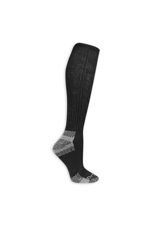 Women's Advanced Relief Blister Guard® Knee High Socks 2 Pair Pack - Non-Binding, Cushioned Comfort, Black,