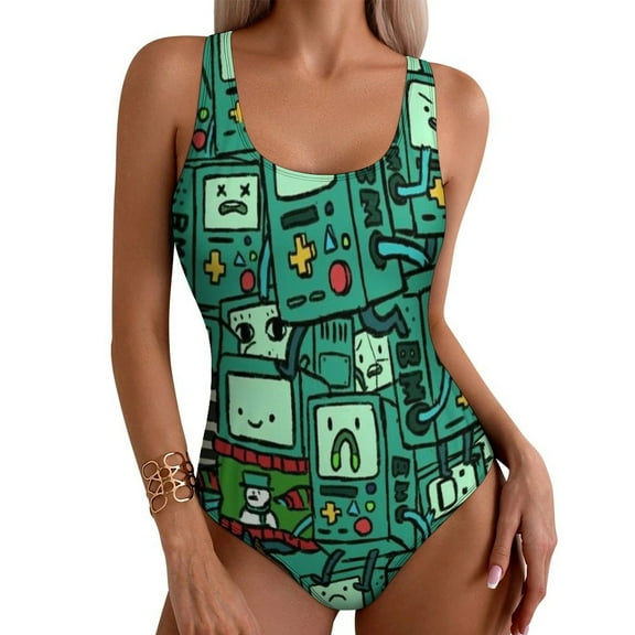 Women's Adventure Time Comfort One Piece Swimsuit Swimwear Bathing Suit