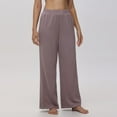 thumbnail image 1 of Women's Adyson Parker Wide Leg Pajama Pants Color: Bark Size: MEDIUM, 1 of 4
