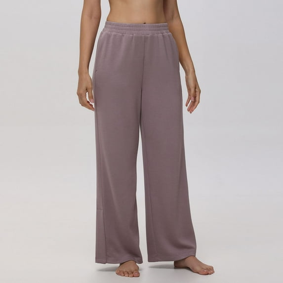 Women's Adyson Parker Wide Leg Pajama Pants Color: Bark Size: MEDIUM