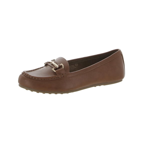 Aerosoles Womens Day Drive Animal Print Embellished Loafers