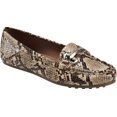 thumbnail image 1 of Women's Aerosoles Day Drive Moccasin Natural Snake Faux Leather 9.5 M, 1 of 5