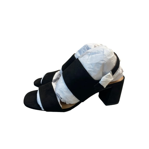 Aerosoles Womens Emmex Heel Slip On Dress Slingback Sandals Black Size 6 NIB