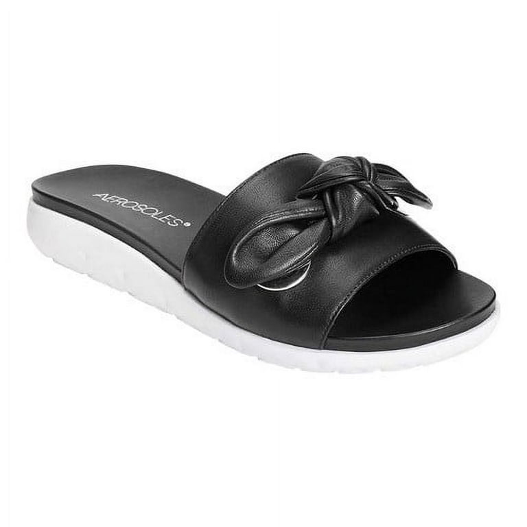Women s Aerosoles Manicure Sandal Black Size 10