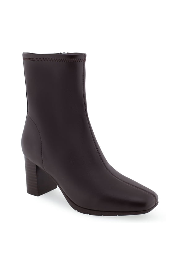 Miley Women's High Heel Ankle Boots Color: Brown Size: 9 WIDE