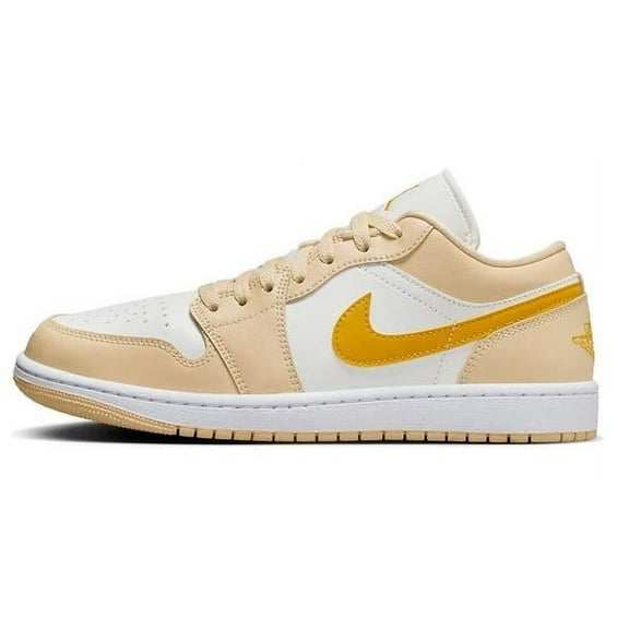 Women's Air Jordan 1 Low Sail/Yellow Ochre-Pale Vanilla (DC0774 170) - 8.5