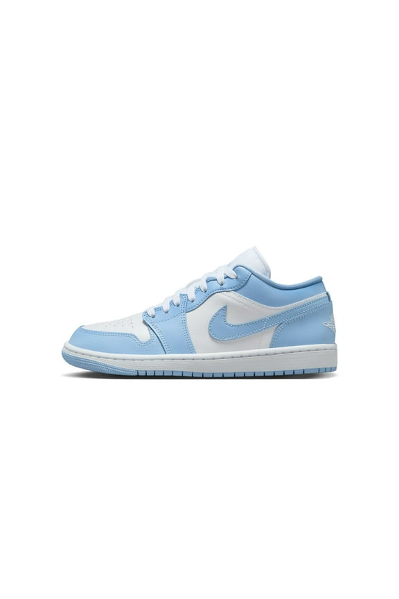 Women's Air Jordan 1 Low White/Aluminum (DC0774 142) - 12