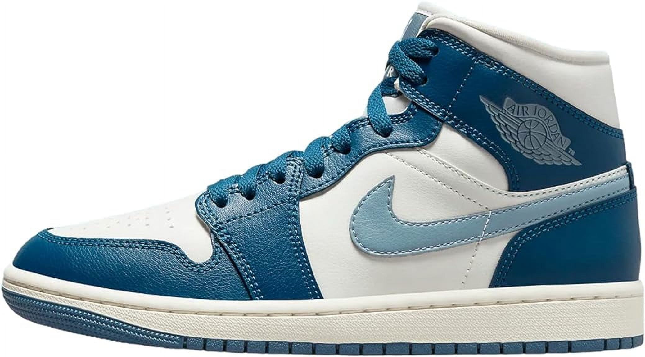 Jordan Women's Air Jordan MID Sky J FR Blue, Ozone Blue, Sail