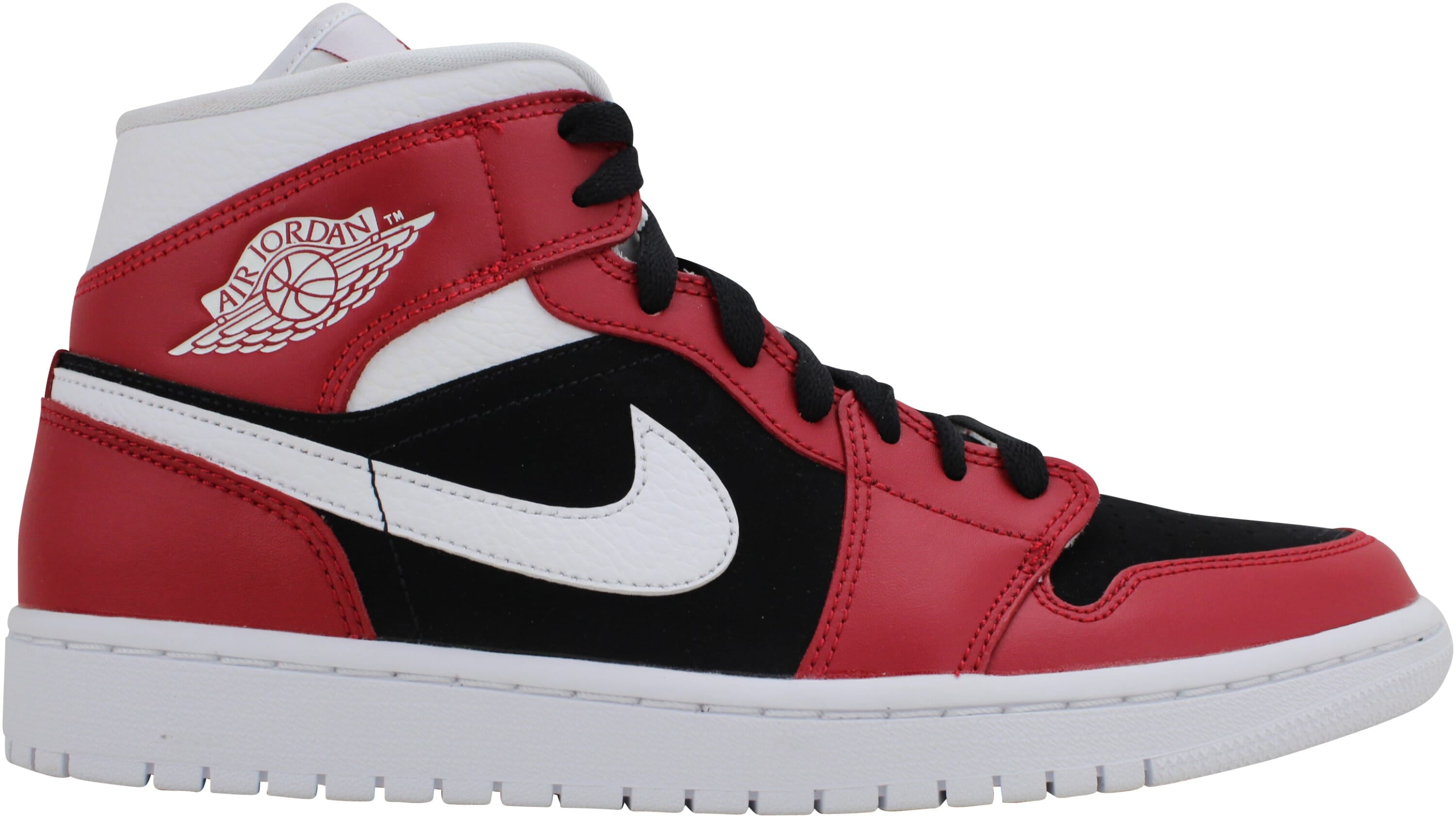 Nike Air Jordan Mid Gym RedWhite-Black Women's Sneakers