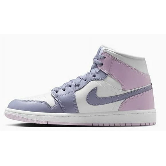 Women's Air Jordan 1 Mid Indigo Haze/Doll-White (BQ6475 510) - 6