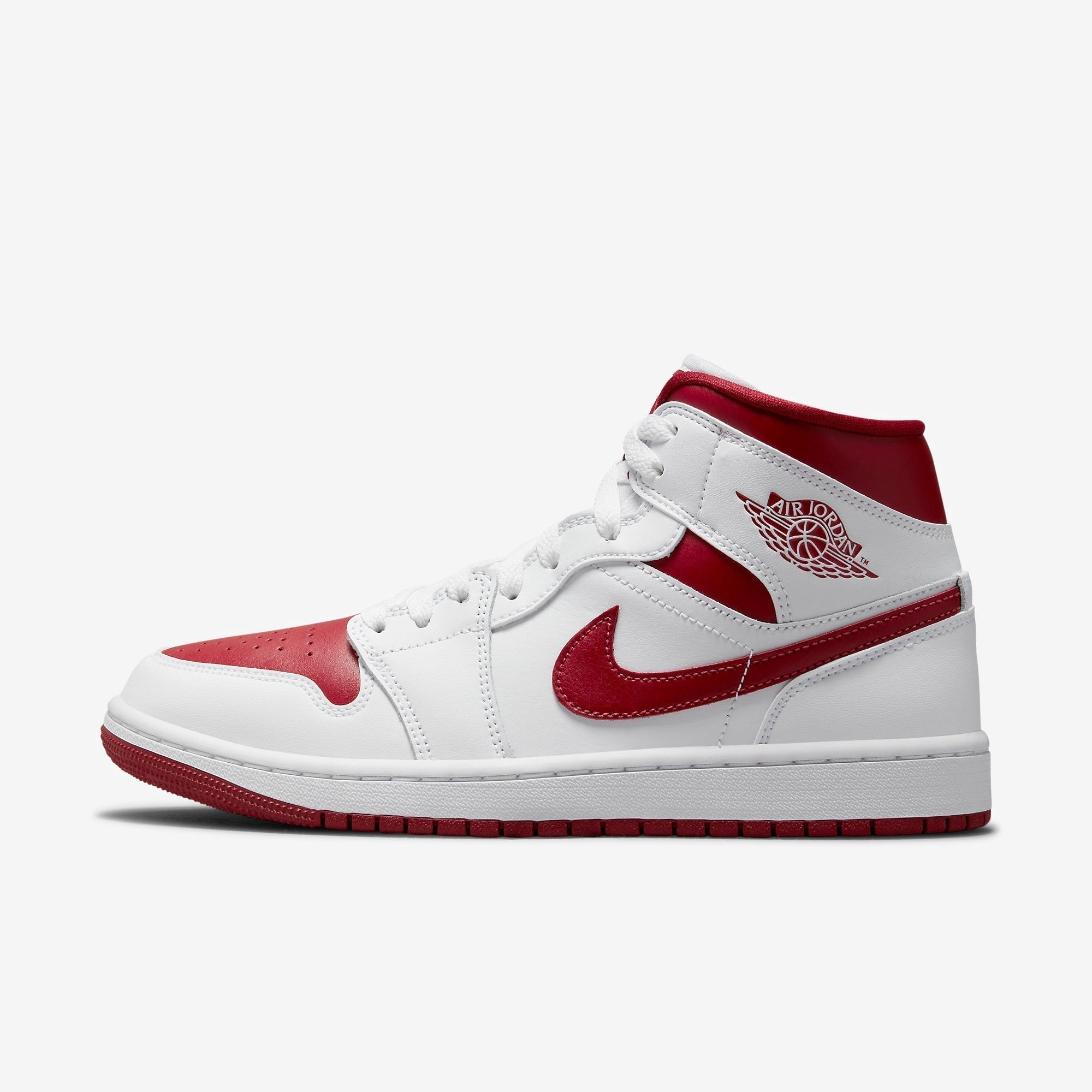 WMNS Nike Air Jordan 1 Mid University Gold-White (BQ6472-117) Women\'s Size 12 Nike WMNS Air Jordan 1 Mid White/University Gold BQ6472-117  main image 3