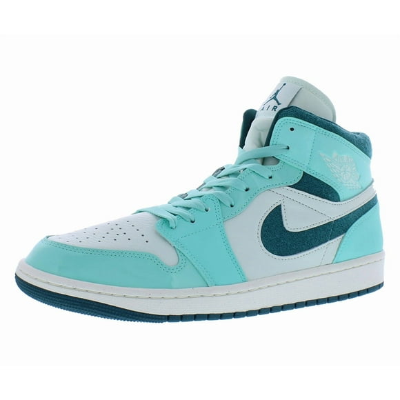 Air Jordan 1 Mid SE Womens Shoes Size 12, Color: Bleached Turquoise/Sky J Teal