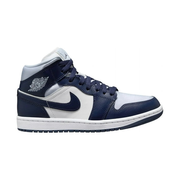 Women's Air Jordan 1 Mid SE Football Grey/Midnight Navy (FZ8777 044) - 7