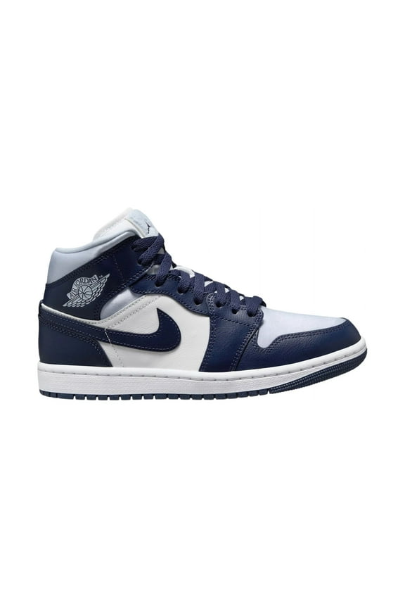 Women's Air Jordan 1 Mid SE Football Grey/Midnight Navy (FZ8777 044) - 7