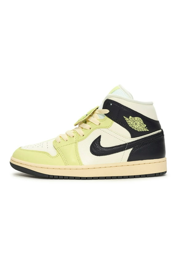 Women's Air Jordan 1 Mid SE Sail/Luminous Green-Anthracite (HQ3008 130) - 8.5