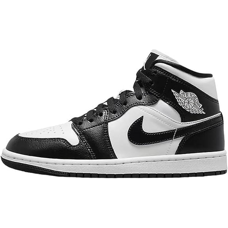 Women's Air Jordan 1 Mid White/Black, Durability, Comfort