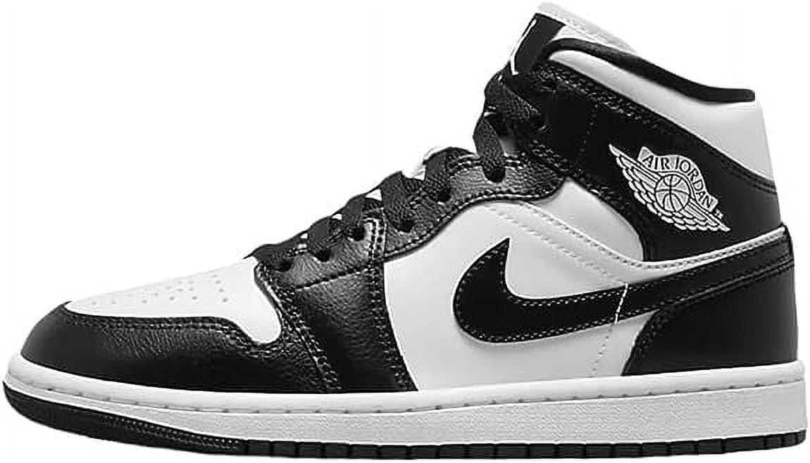 Women's Air Jordan 1 Mid White/Black-White (DV0991 101) - 6.5