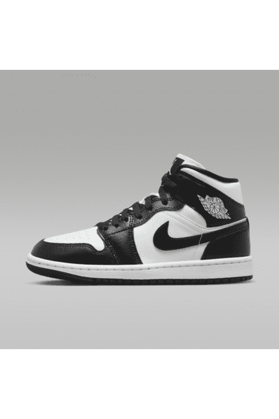 Women's Air Jordan 1 Mid White/Black-White (DV0991 101) - 8