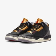 Women's Air Jordan 3 Retro 'Black Cement Gold' 2022 CK9246-067