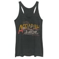 thumbnail image 1 of Women's Aladdin Agrabah City of Mystery  Racerback Tank Top Black Heather Medium, 1 of 3
