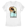 thumbnail image 1 of Women's Aladdin Block Carpet Ride  Graphic Tee White Large, 1 of 4