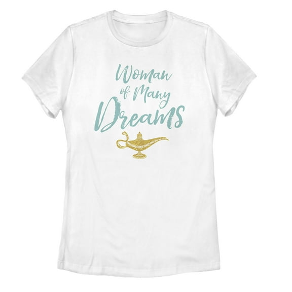 Women's Aladdin Dream Woman  Graphic Tee White X Large