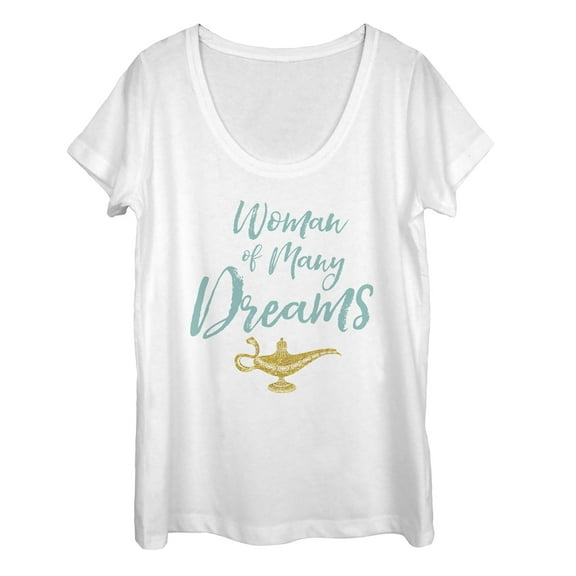 Women's Aladdin Dream Woman Scoop Neck White Small