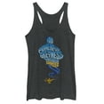 thumbnail image 1 of Women's Aladdin Genie Greatness Summoned  Racerback Tank Top Black Heather Small, 1 of 3