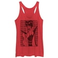 thumbnail image 1 of Women's Aladdin Jafar Spell  Racerback Tank Top Red Heather Large, 1 of 3