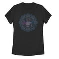 thumbnail image 1 of Women's Aladdin Magical Lamp Mandala Symbol  Graphic Tee Black Small, 1 of 3