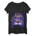 thumbnail image 1 of Women's Aladdin Movie Poster Magic Scoop Neck Black 2X Large, 1 of 3