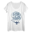 thumbnail image 1 of Women's Aladdin Woman of Many Dreams Lamp  Scoop Neck White Large, 1 of 3