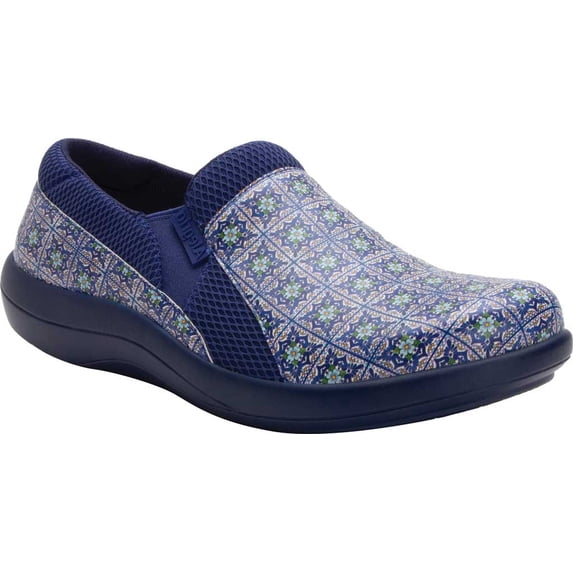 Women's Alegria by PG Lite Duette Slip On Aztec Tile Vegan Leather 42 M
