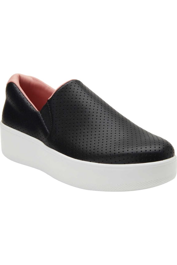 Women's Alegria by PG Lite TRAQ On-Q Platform Sneaker Dusty Pink Leather 40 M