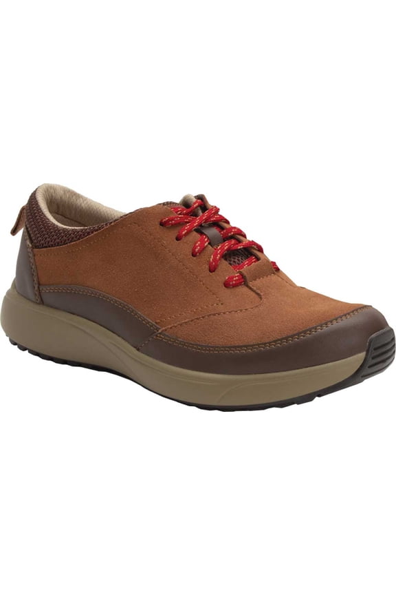 Women's Alegria by PG Lite TRAQ Trail Mix Sneaker Throwback Waterproof Leather 36 M