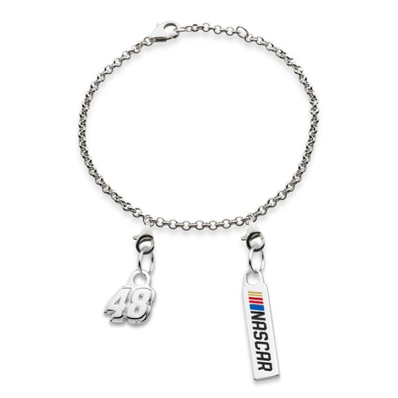 Women's Alex Bowman NASCAR 9.5" Charm Anklet