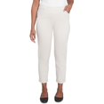 thumbnail image 1 of Women's Alfred Dunner Cuffed Ankle Ponte Pants Color: Stone Size: LARGE, 1 of 6