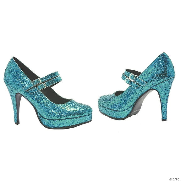 Women's Alice Platform Pump-Blue Glitter