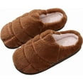 thumbnail image 1 of Women's All-Season Slippers - Extra Cushioned Cotton with Reinforced Toe & Flat Sole, 1 of 12