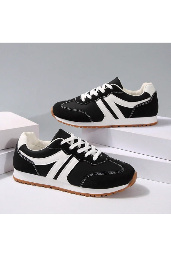 Women's All Season Sneakers Breathable Fabric Upper, Non Slip PVC Sole