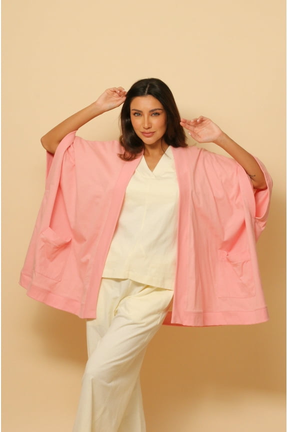 Women's Allergy-Free Amy Cardigan ( Size: L | Color: Blush Pink )