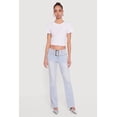 thumbnail image 1 of Women's Almost Famous Belted Front Bootcut Jeans, 1 of 4