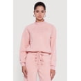 thumbnail image 1 of Women's Almost Famous Drawstring Hem Cropped Raglan Sweatshirt, 1 of 5