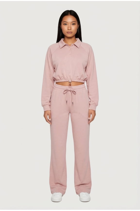 Women's Almost Famous Drawstring Waist Flare Sweatpants