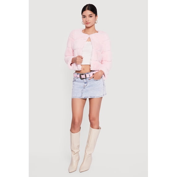 Women's Almost Famous Faux Fur Jacket