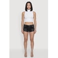 thumbnail image 1 of Women's Almost Famous Faux Zip Pocket Denim Micro Shorts, 1 of 4
